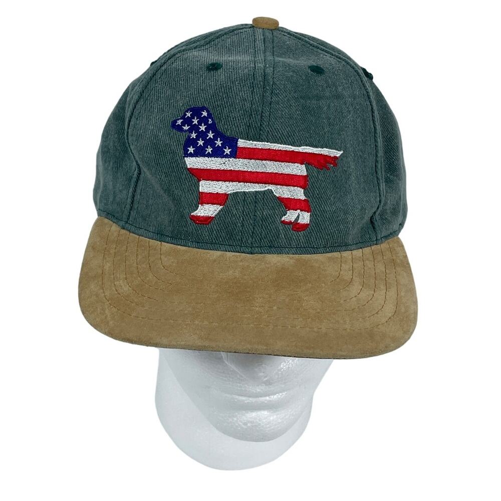 Capamerica Embroidered Dog American Flag Sep 11 2001 Adjustable Hat